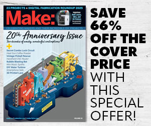 Subscribe to Make: Magazine - 20th Anniversary Issue